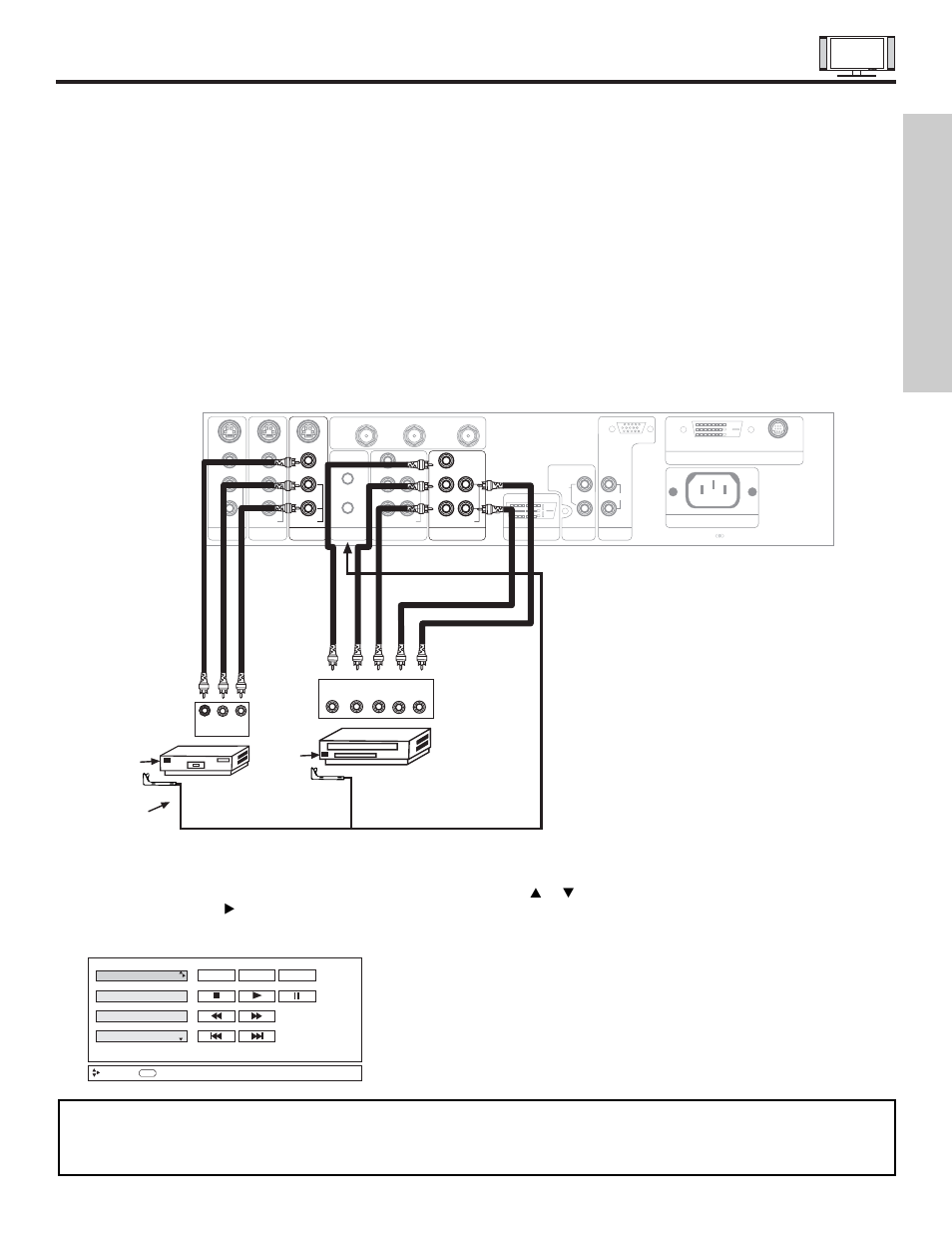 Connecting av network, First time use | Hitachi 42HDT55 User Manual | Page 19 / 88