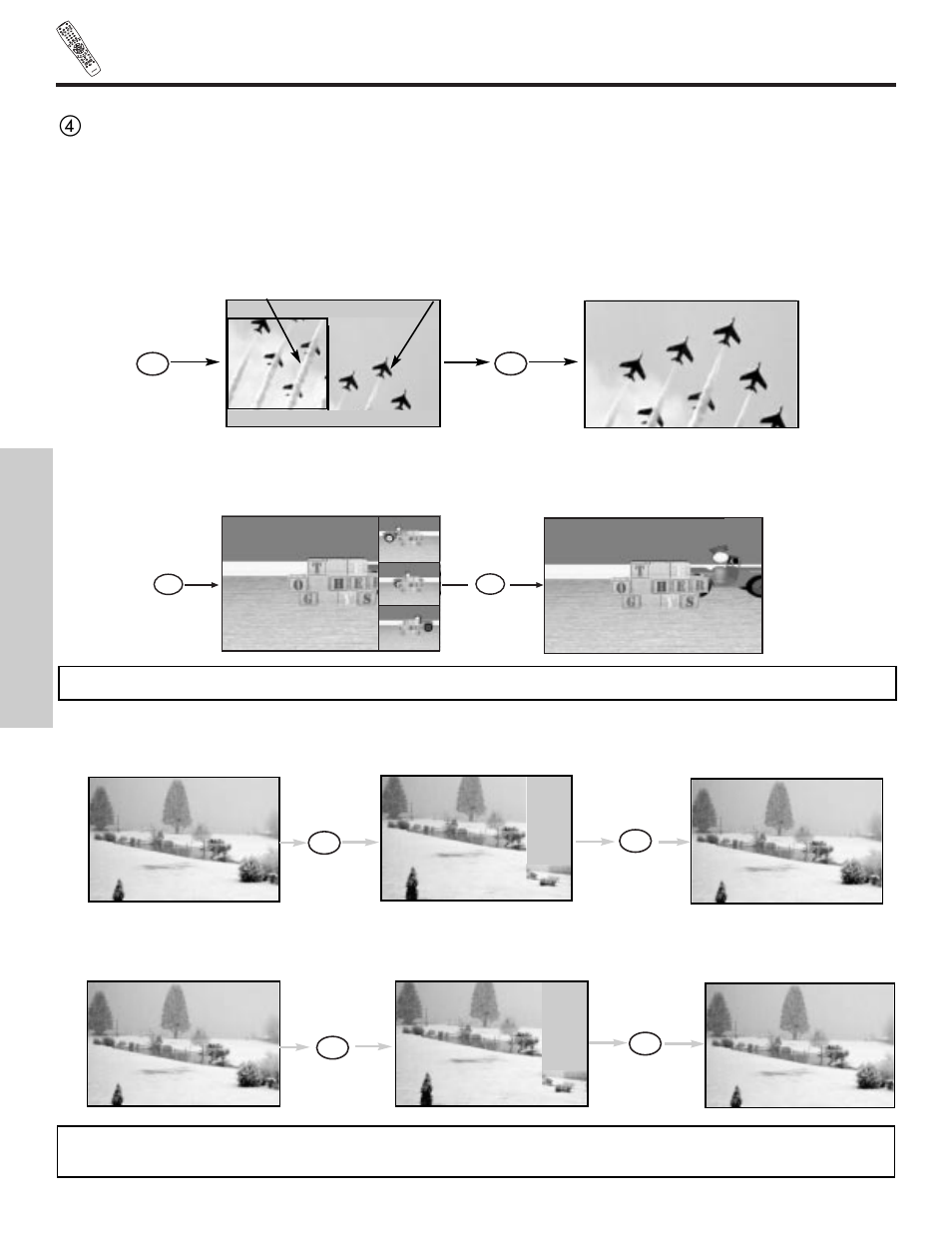 Picture-in-picture (pip), The remote control | Hitachi 42HDT55 User Manual | Page 34 / 88