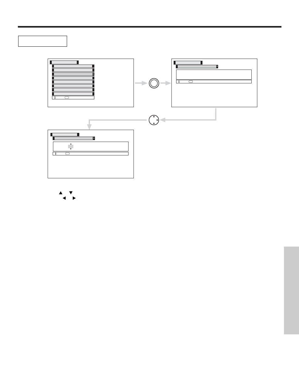 Setup, On-screen displa y | Hitachi 42HDT55 User Manual | Page 61 / 88