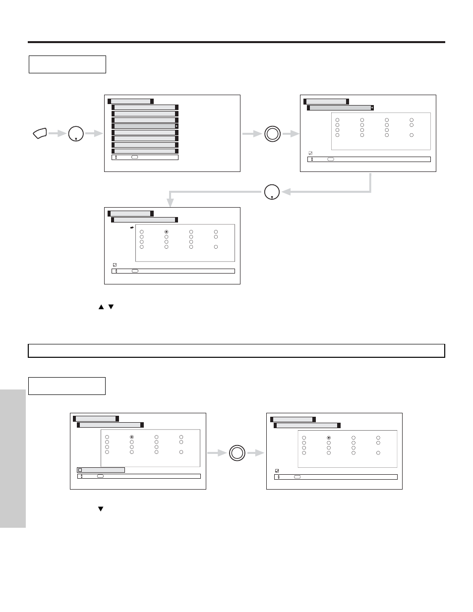Setup, On-screen displa y | Hitachi 42HDT55 User Manual | Page 62 / 88