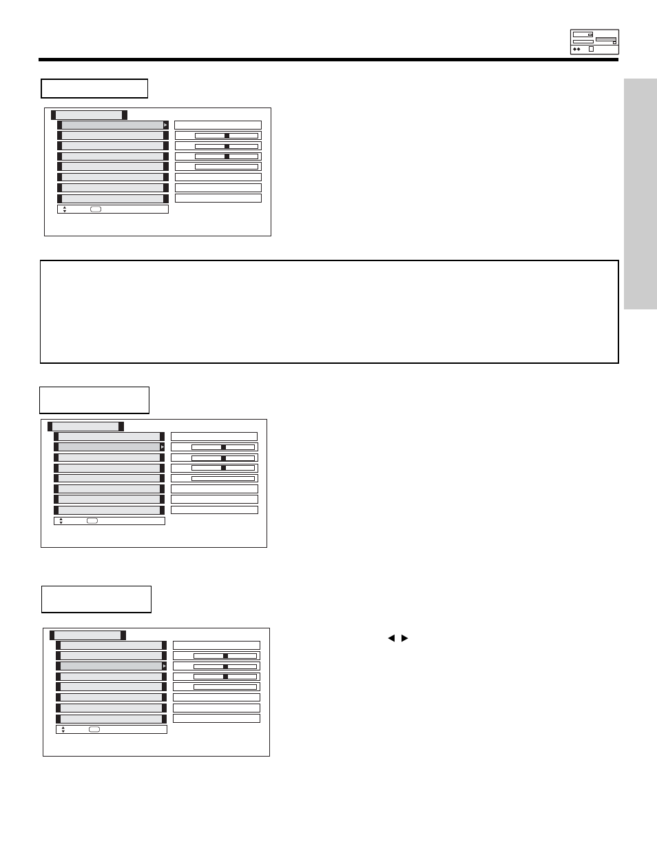 Rgb on screen display, Using the rgb input | Hitachi 42HDT55 User Manual | Page 73 / 88