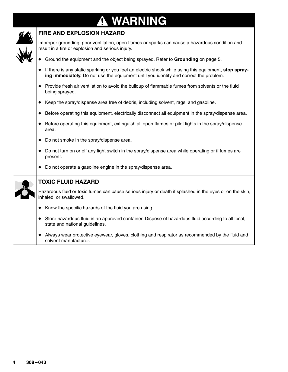 Warning | Hitachi SERIES F User Manual | Page 4 / 12