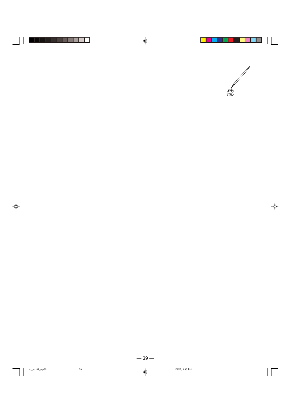 Hitachi EC 189 User Manual | Page 39 / 40