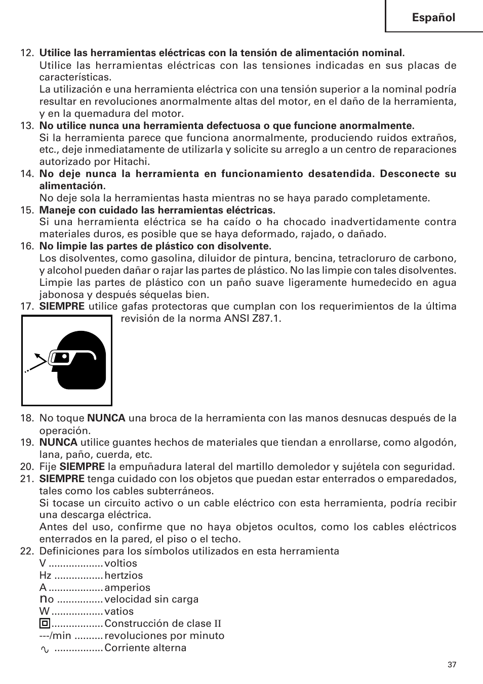 Hitachi H 45MR User Manual | Page 37 / 52