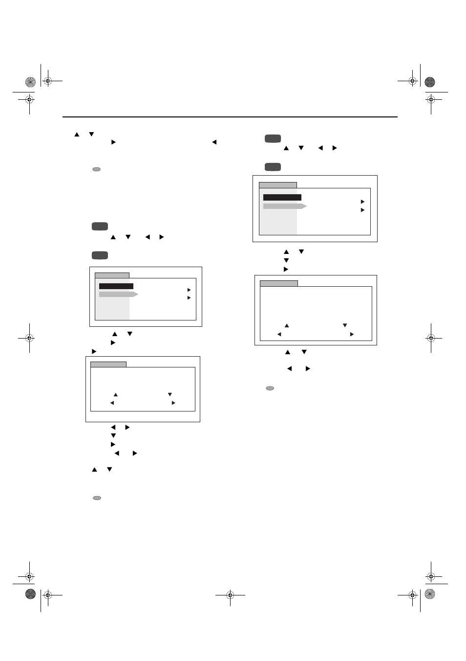 Menu selections, Manual caption, Input label | Hitachi 27UX01B User Manual | Page 28 / 32