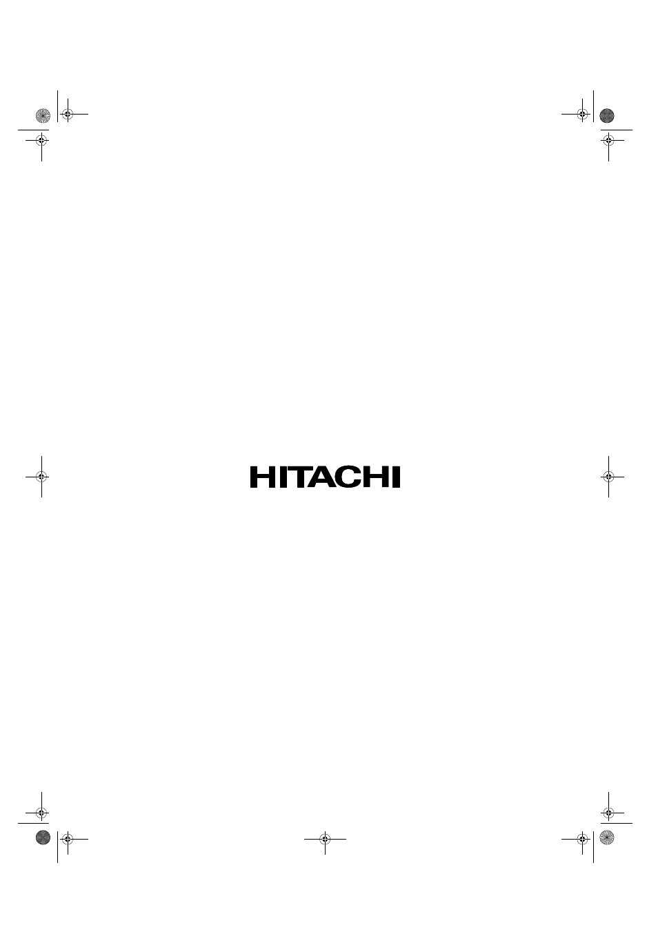 Hitachi 27UX01B User Manual | Page 32 / 32