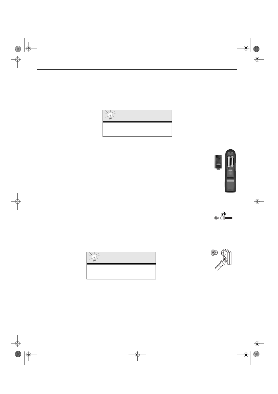 Installation, Remote control battery installation, Precaution on battery use | Cable / antenna, Cable connection, Antenna connection | Hitachi 27UX01B User Manual | Page 5 / 32