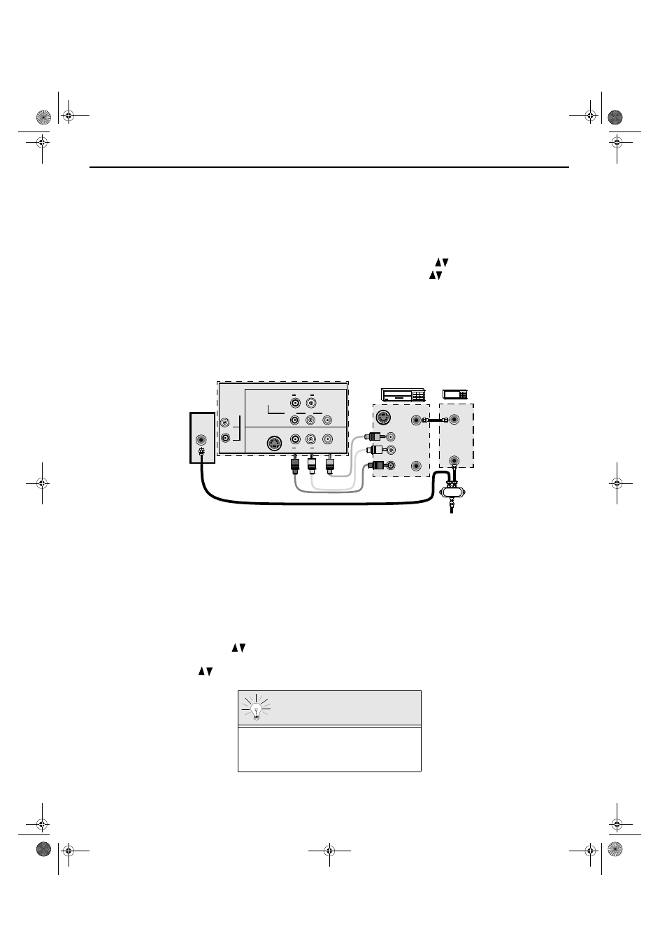 Picture in picture (pip) operation, Without a vcr procedure, With a vcr and cable box | Procedure, Ictur e, Peration | Hitachi 27UX01B User Manual | Page 8 / 32