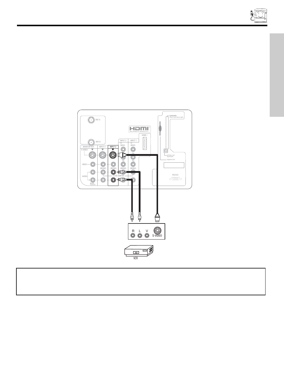 Connecting external video sources, First time use | Hitachi 51S715 User Manual | Page 17 / 84