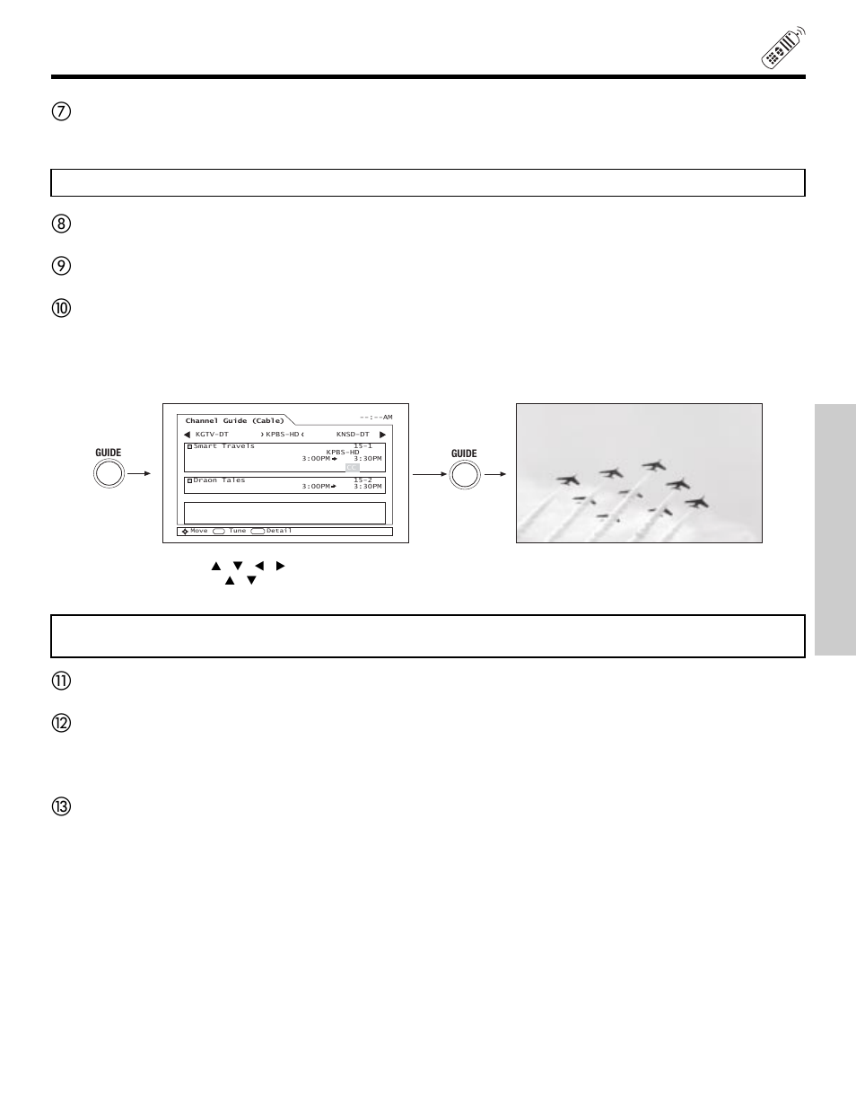 How to use the remote to control your tv, The remote control | Hitachi 51S715 User Manual | Page 23 / 84