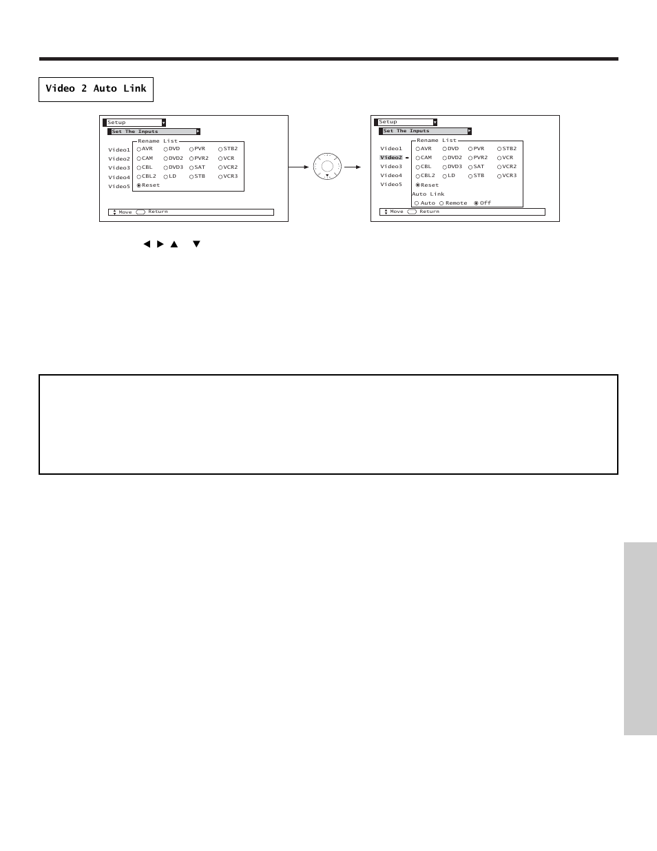 Setup, On-screen displa y | Hitachi 51S715 User Manual | Page 67 / 84