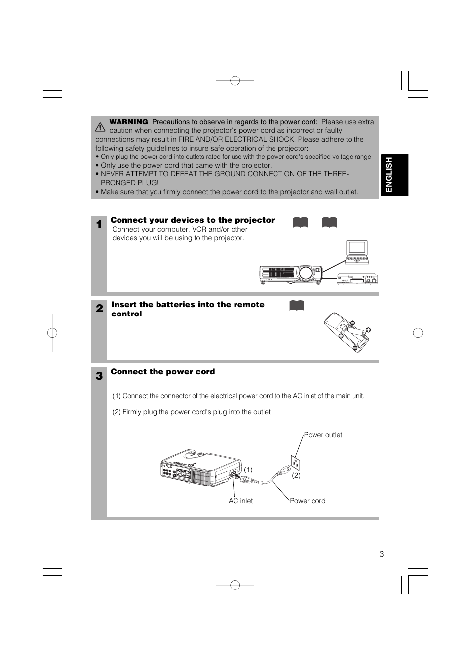 Hitachi CP-X327W User Manual | Page 4 / 44