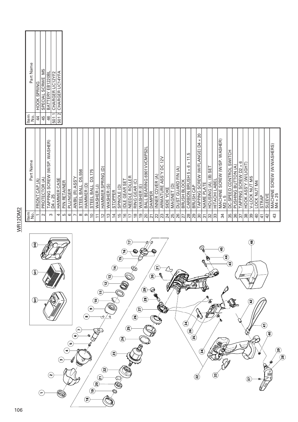 Hitachi WR9DM2 User Manual | Page 106 / 108