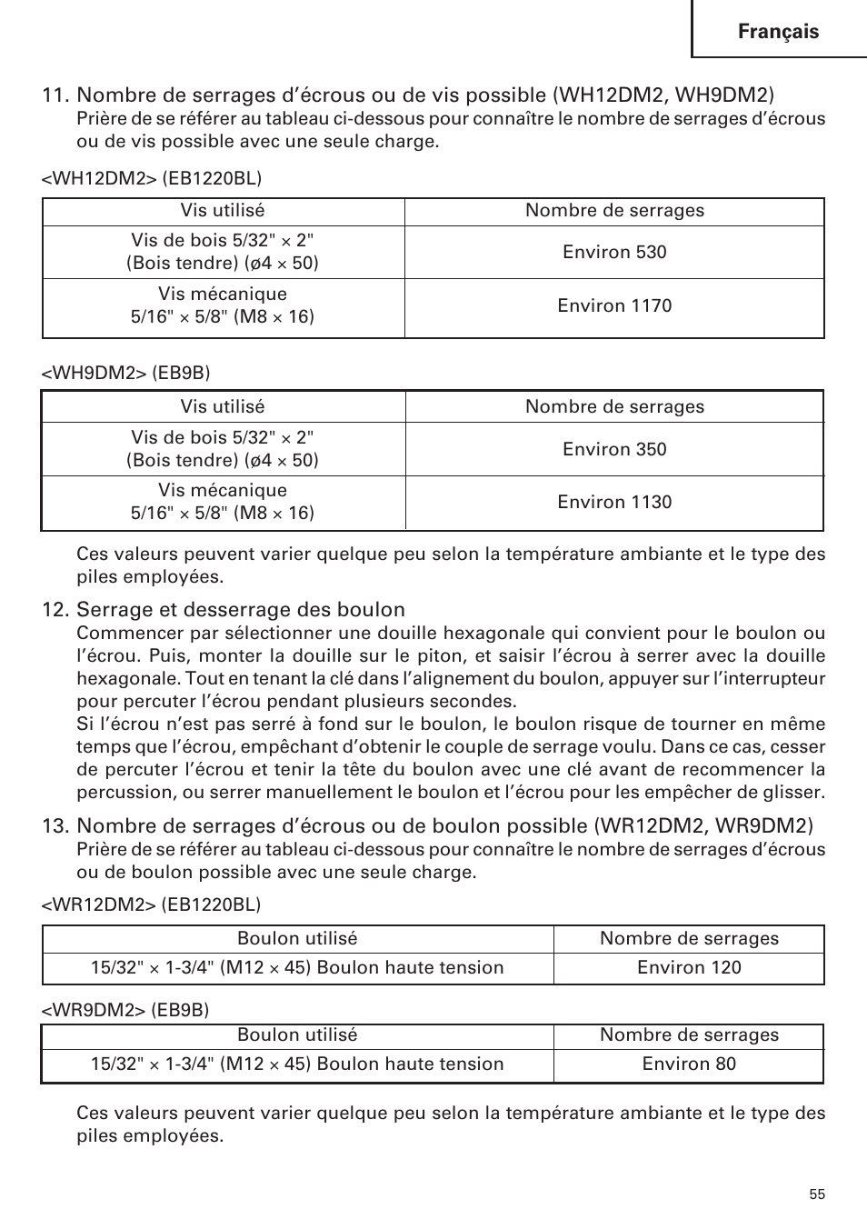 Hitachi WR9DM2 User Manual | Page 55 / 108