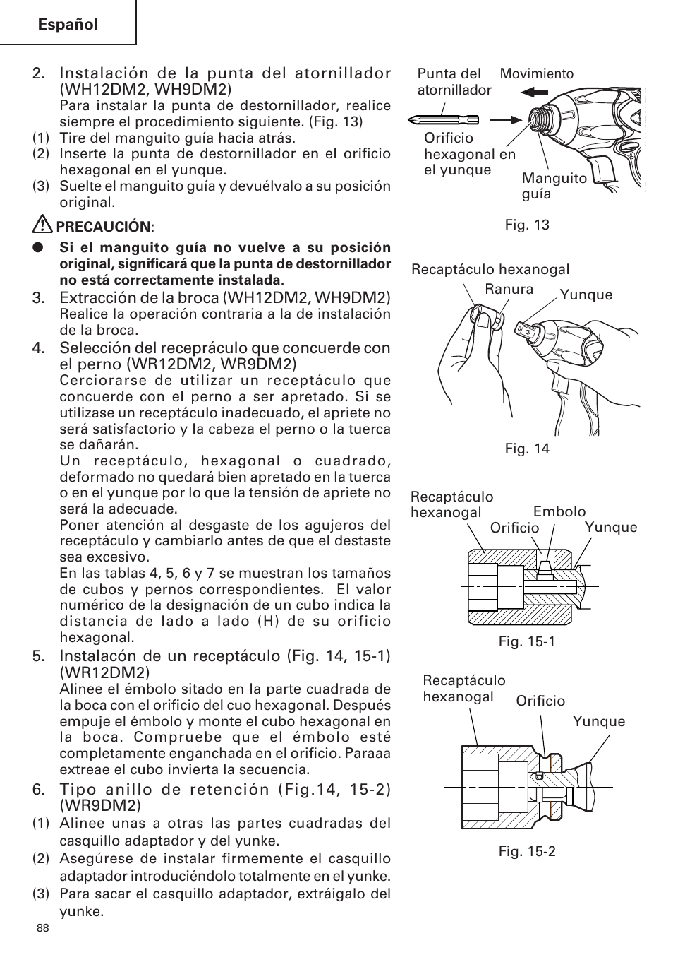 Hitachi WR9DM2 User Manual | Page 88 / 108