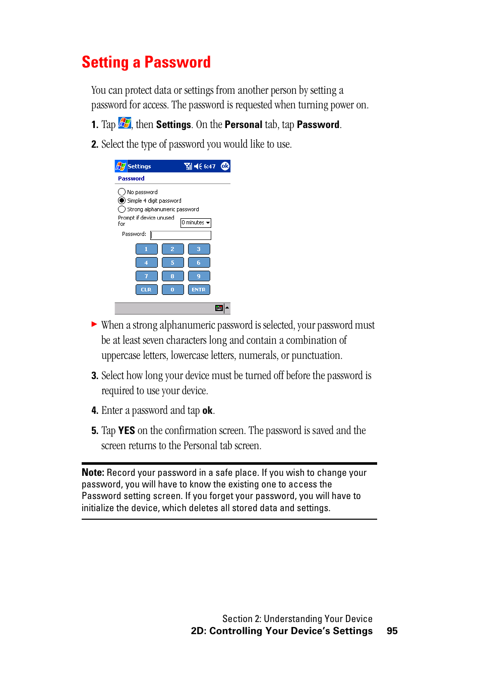 Setting a password, See “setting a password” on | Hitachi SH-G1000 User Manual | Page 103 / 264