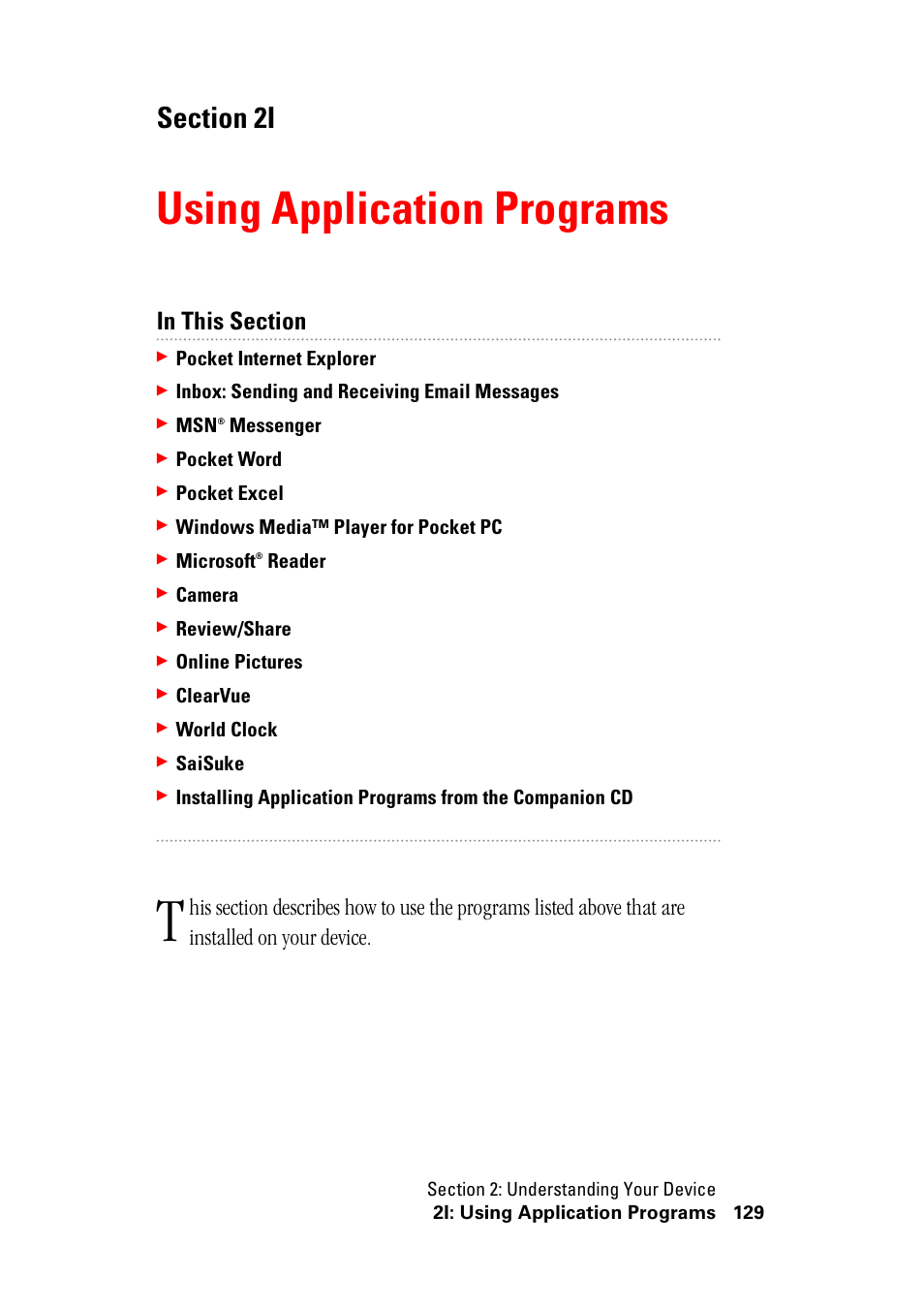 Using application programs | Hitachi SH-G1000 User Manual | Page 137 / 264