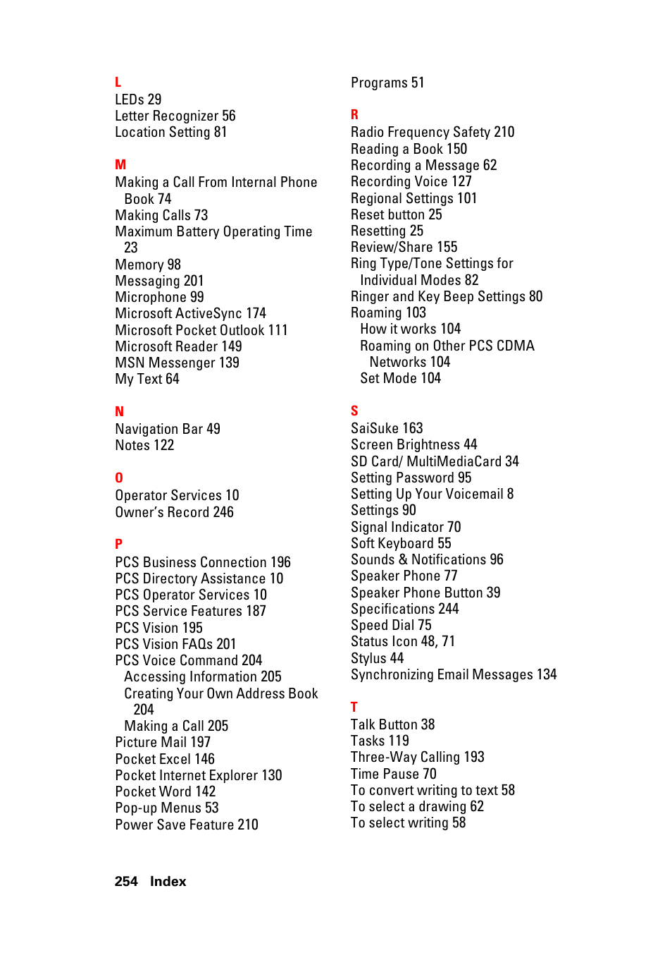 Hitachi SH-G1000 User Manual | Page 262 / 264