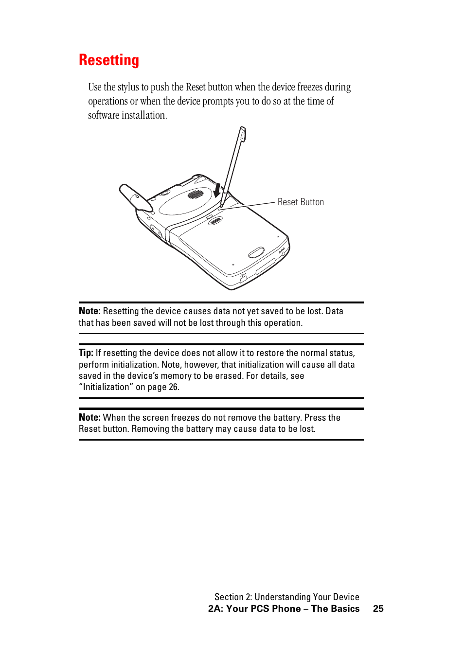 Resetting | Hitachi SH-G1000 User Manual | Page 33 / 264