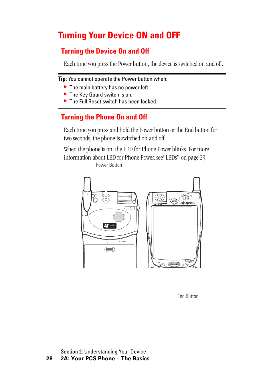 Turning your device on and off, Turning your device on and, Turning the device on and off | Turning the phone on and off | Hitachi SH-G1000 User Manual | Page 36 / 264