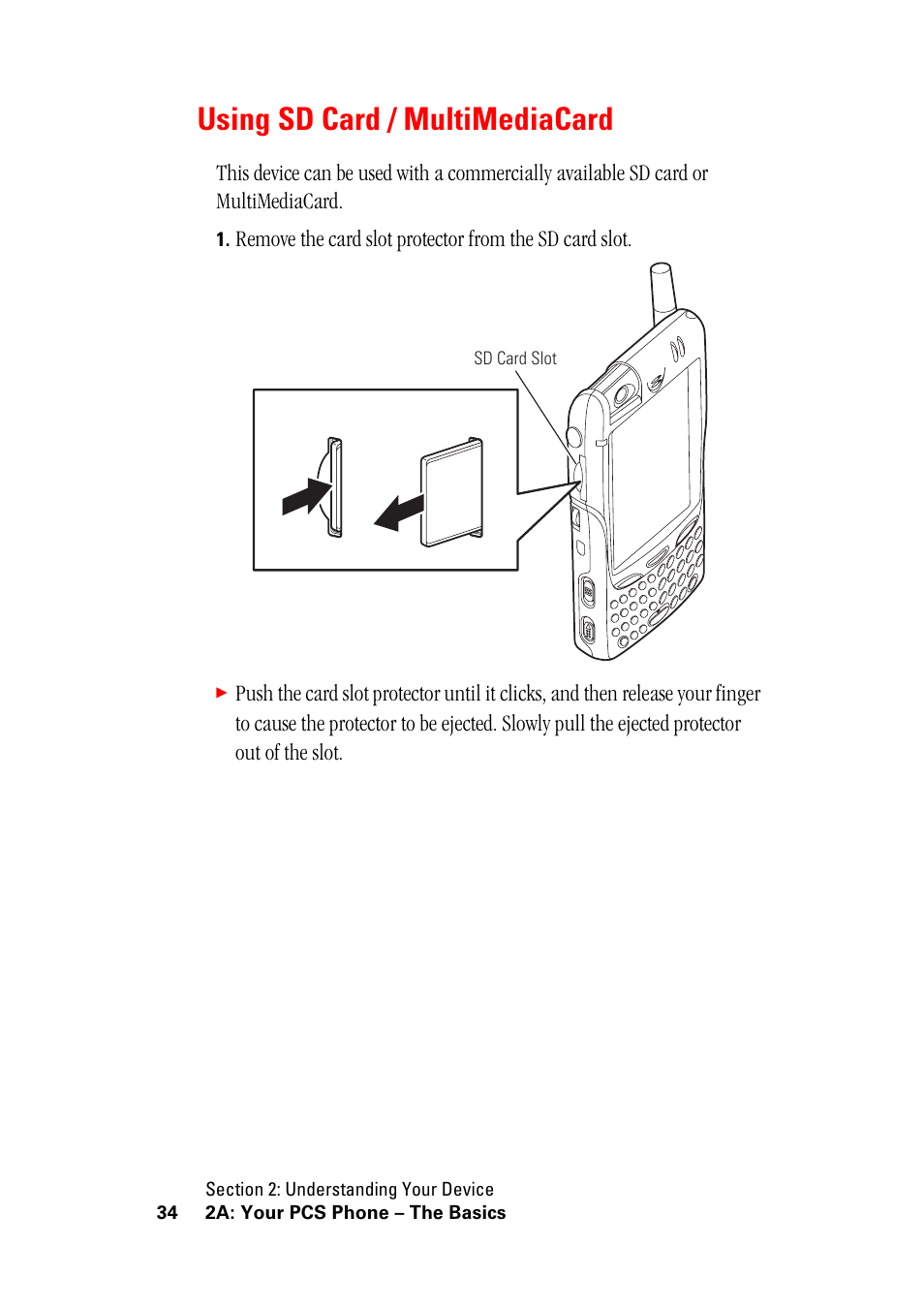 Using sd card / multimediacard, Using sd card, Multimediacard | Hitachi SH-G1000 User Manual | Page 42 / 264