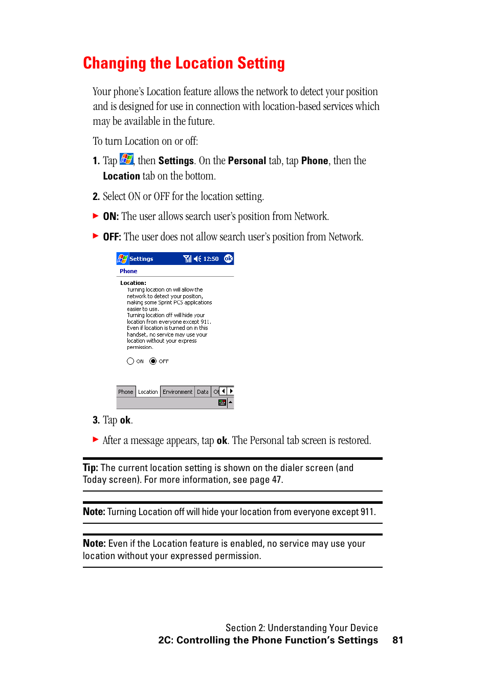 Changing the location setting | Hitachi SH-G1000 User Manual | Page 89 / 264