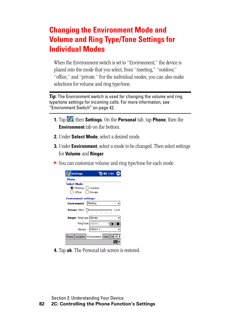 Changing the settings for individual modes, Settings for individual modes | Hitachi SH-G1000 User Manual | Page 90 / 264