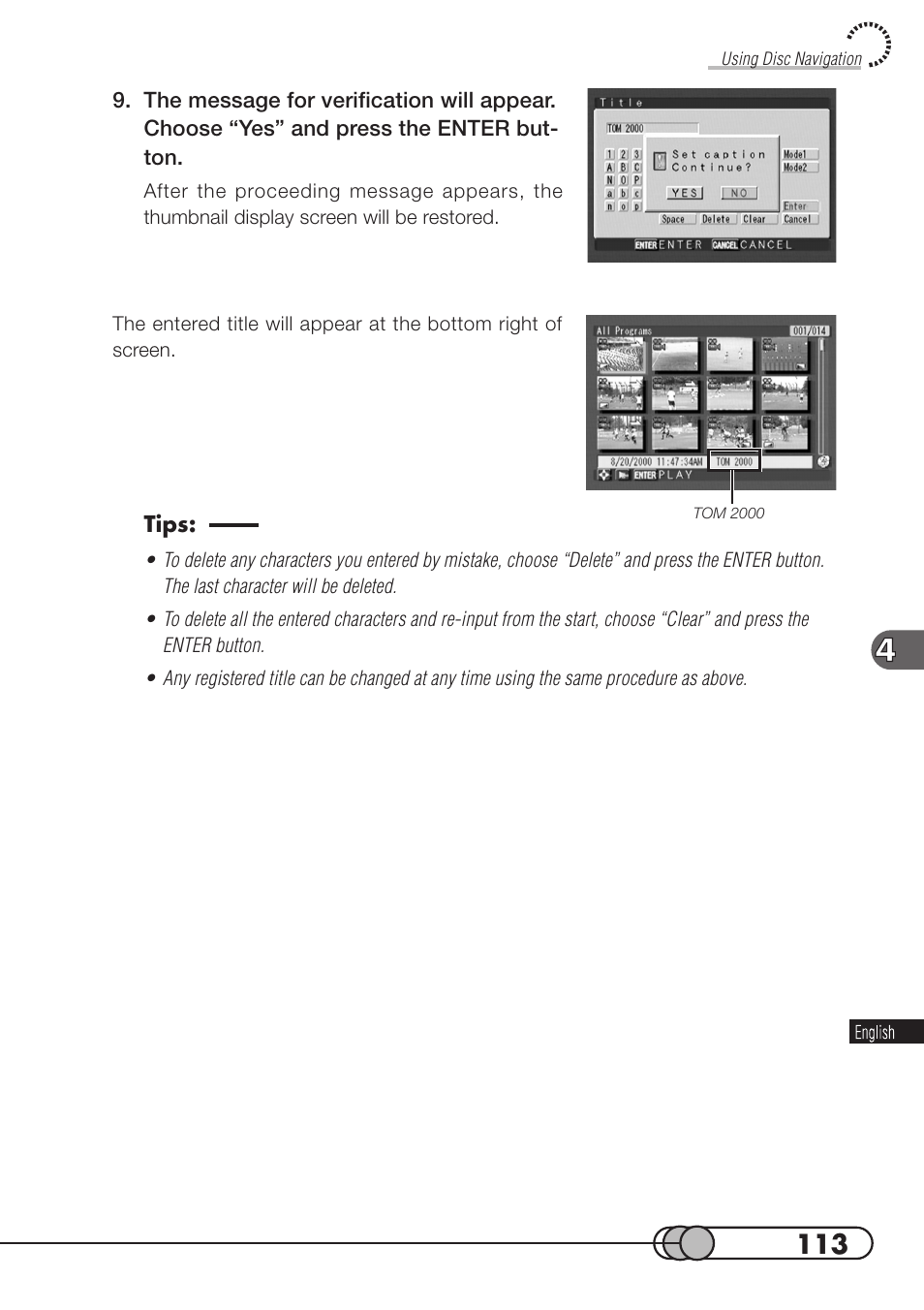 Hitachi DZMV100A User Manual | Page 113 / 170