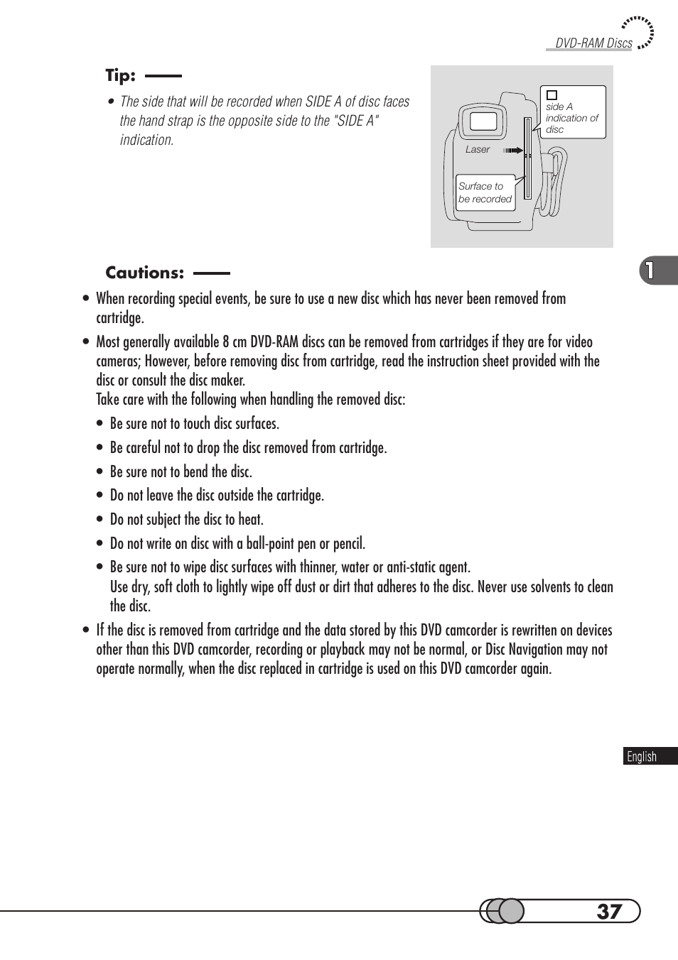Hitachi DZMV100A User Manual | Page 37 / 170