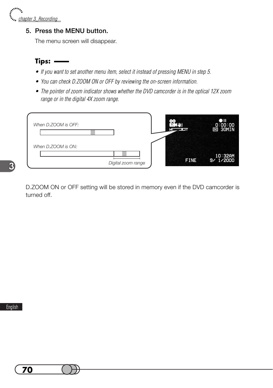 Hitachi DZMV100A User Manual | Page 70 / 170