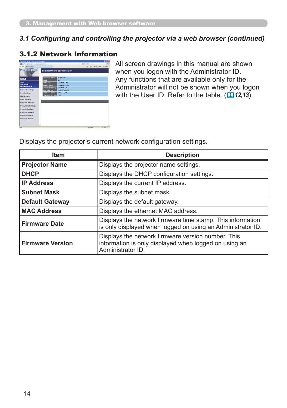 Hitachi CP-WX625 User Manual | Page 14 / 44