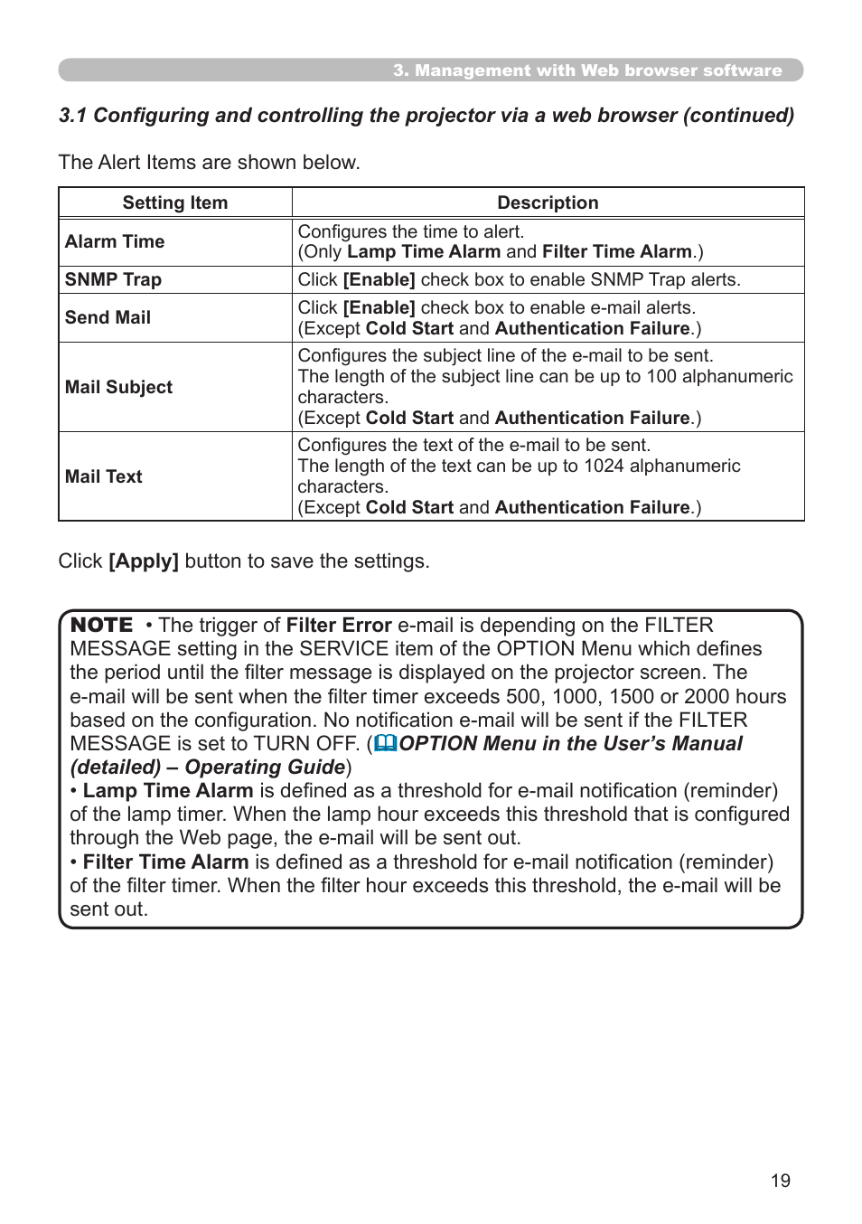 Hitachi CP-WX625 User Manual | Page 19 / 44