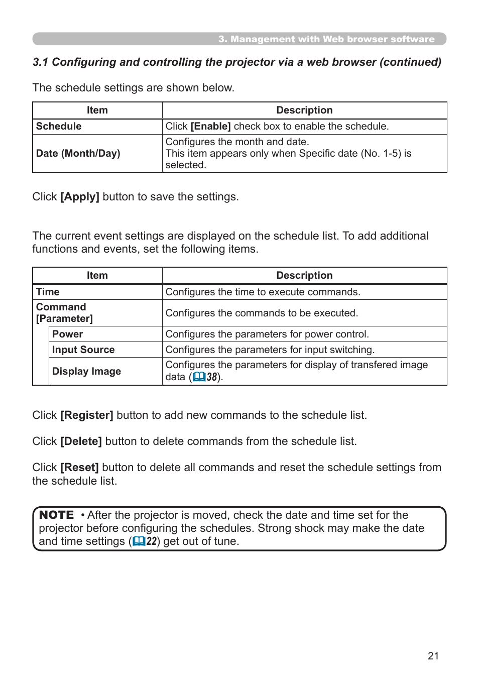 Hitachi CP-WX625 User Manual | Page 21 / 44