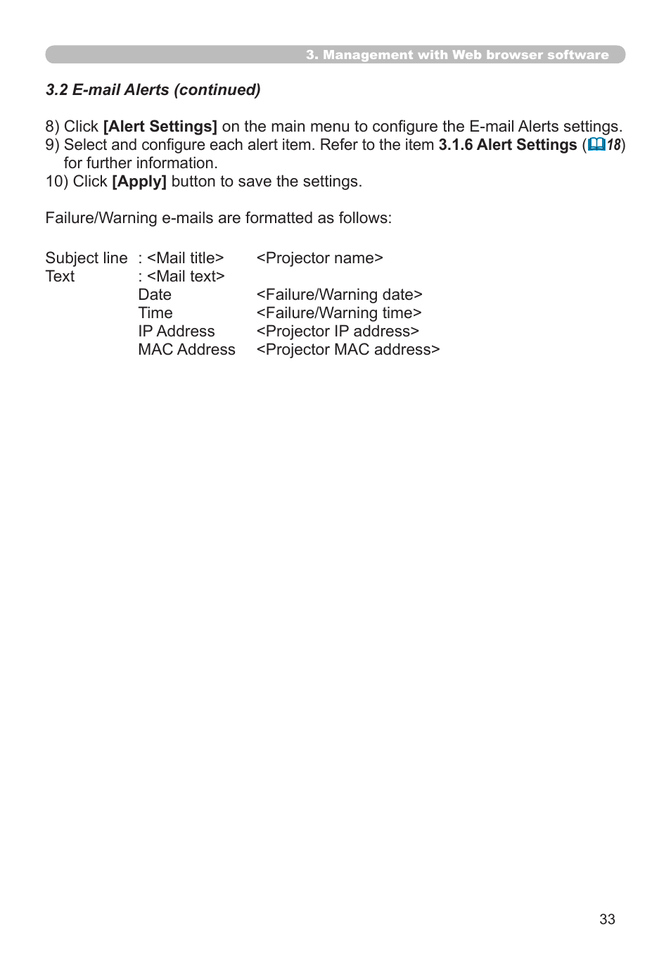 Hitachi CP-WX625 User Manual | Page 33 / 44