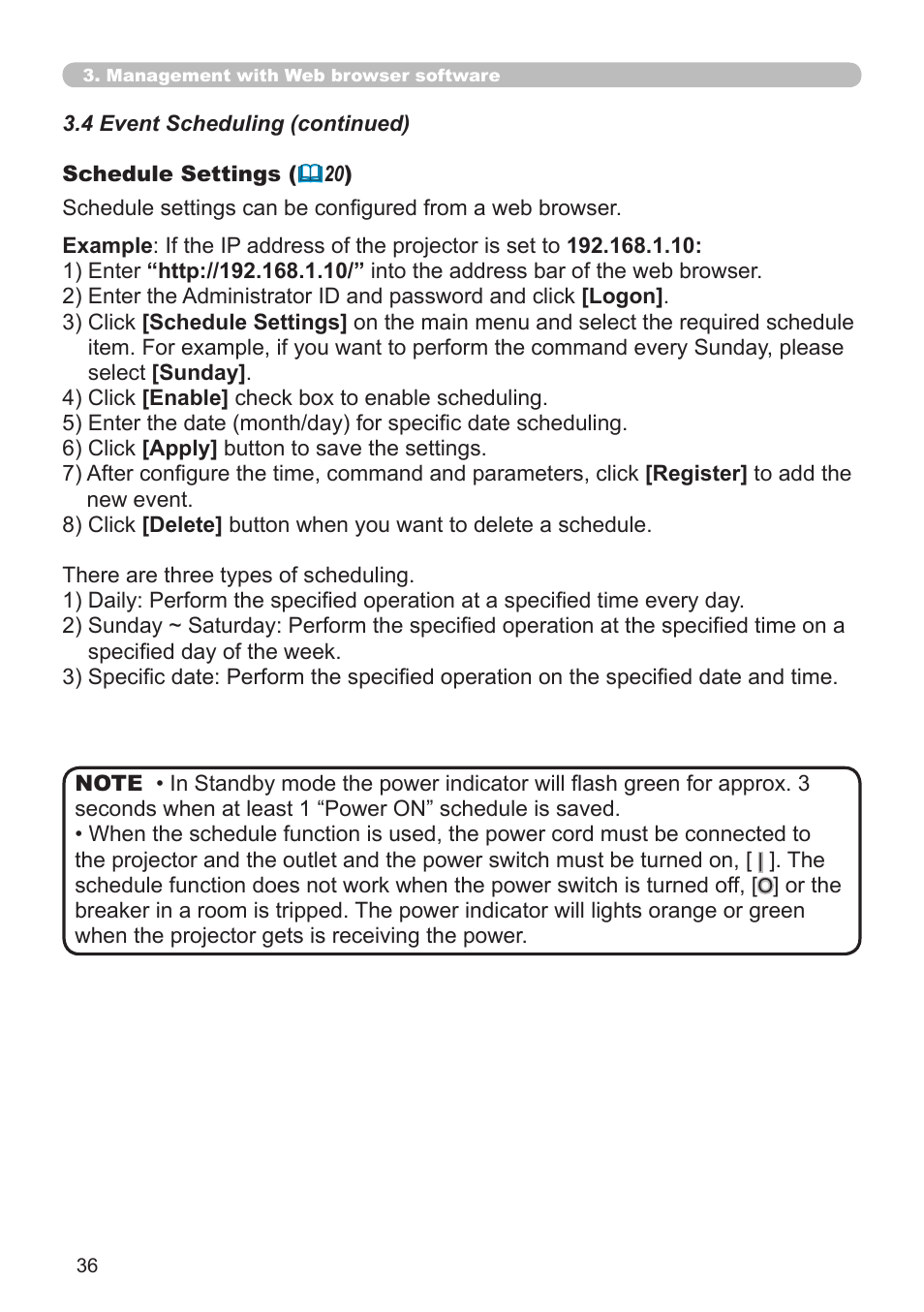 Hitachi CP-WX625 User Manual | Page 36 / 44