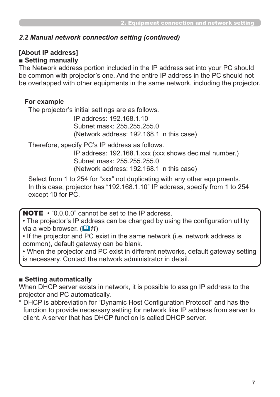 Hitachi CP-WX625 User Manual | Page 7 / 44