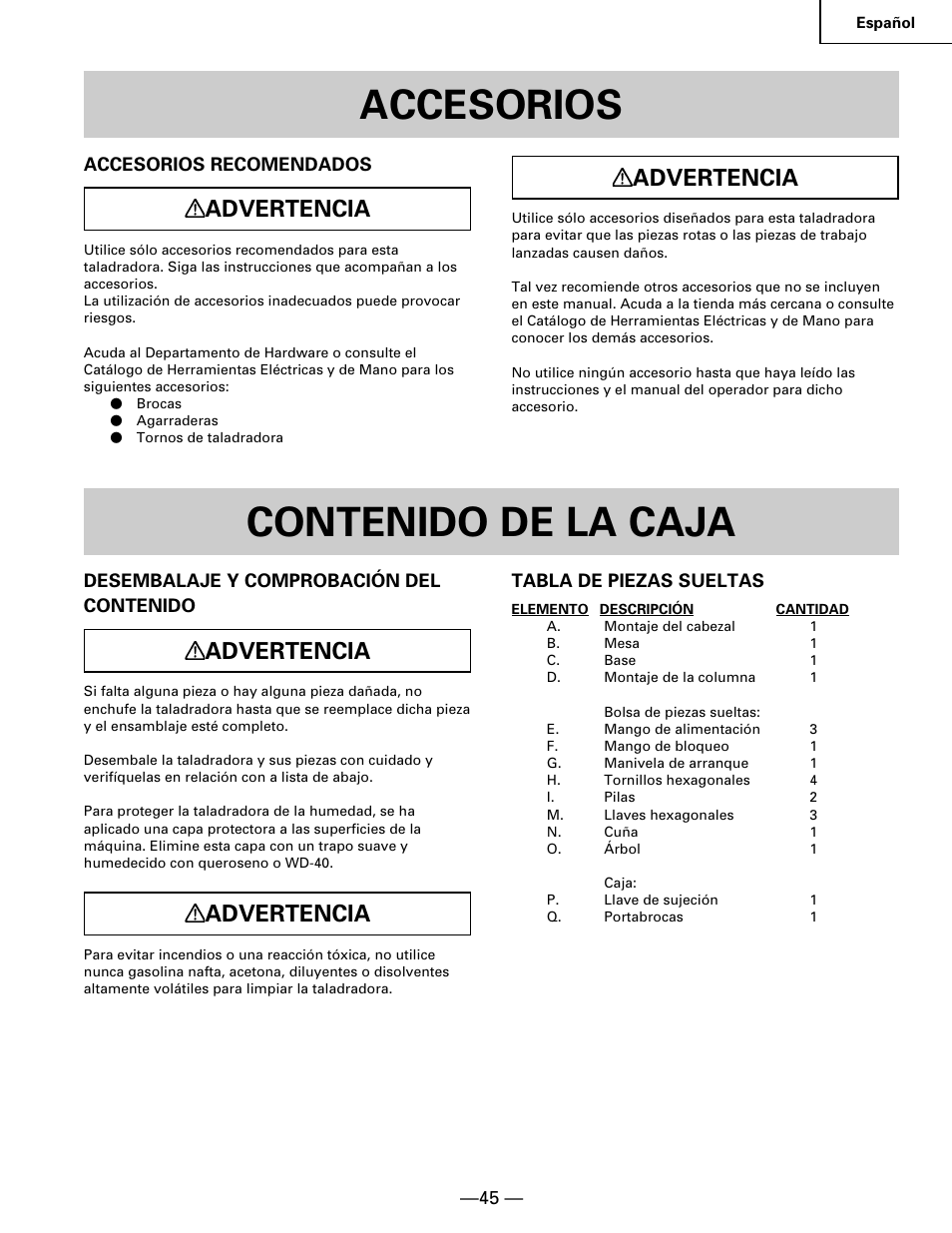 Hitachi B 16RM User Manual | Page 45 / 64