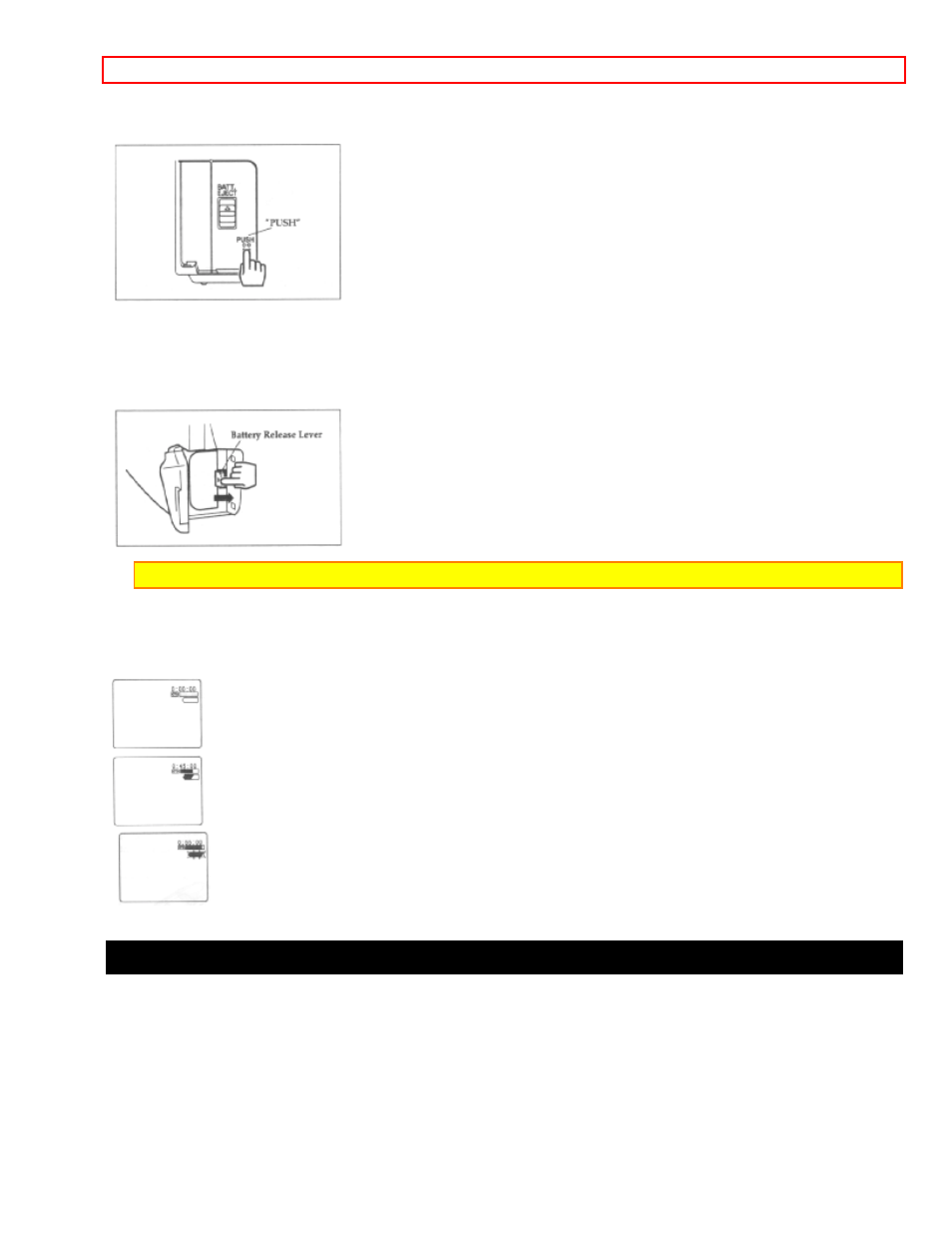 Using alternative power sources, Removing the battery, Checking the battery's charge | Hitachi VM-H100LA User Manual | Page 15 / 50