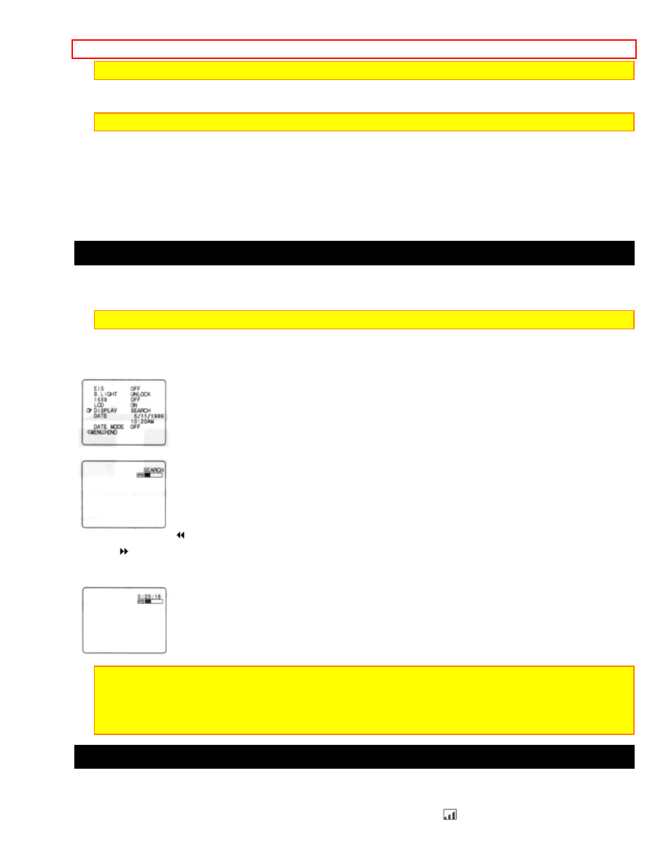 Date search using fade, Date, Date mode | Date search, Using fade | Hitachi VM-H100LA User Manual | Page 35 / 50