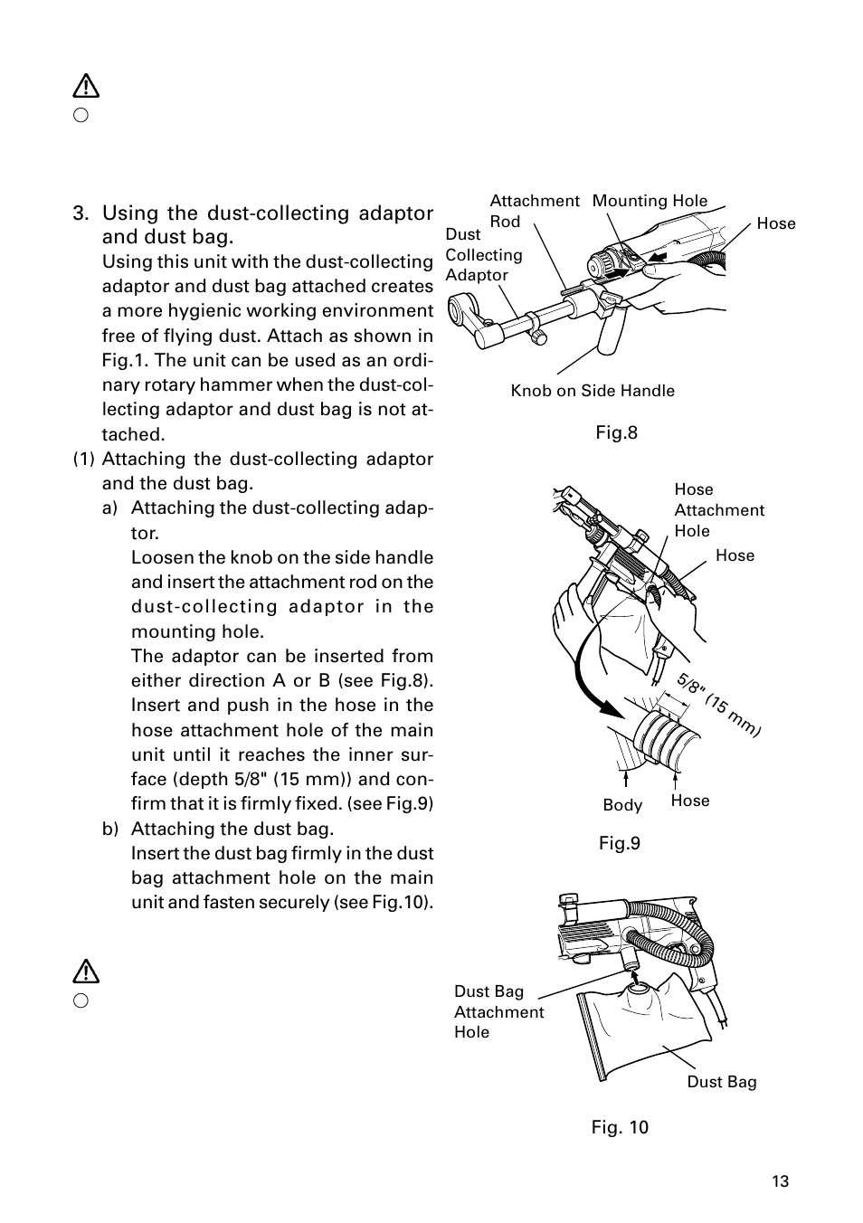 Hitachi DH 24PD User Manual | Page 13 / 28