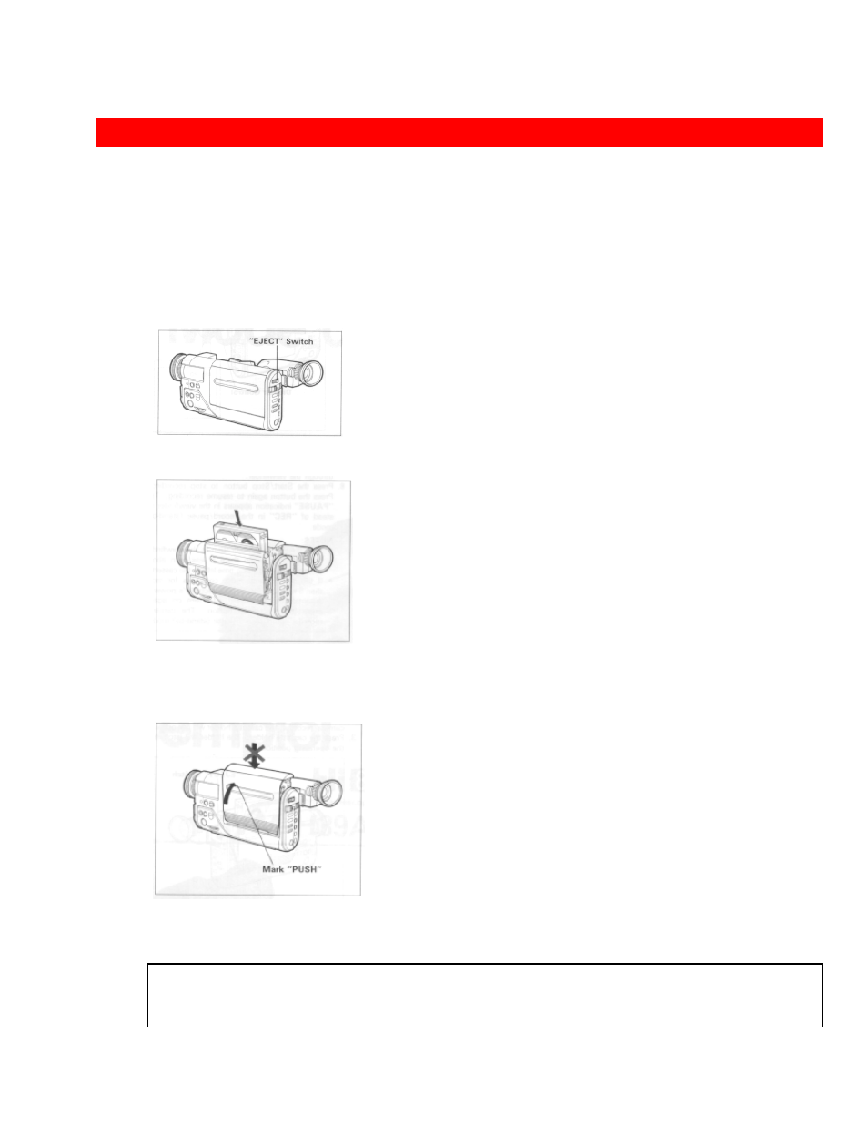 Insertion and removal of cassetes | Hitachi VM-H39A User Manual | Page 27 / 83