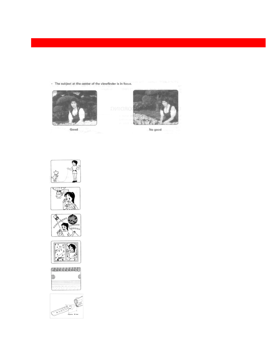 Auto focus | Hitachi VM-H39A User Manual | Page 38 / 83