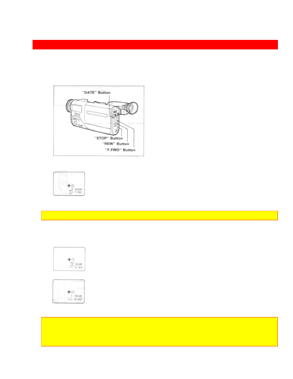 Second clock setting | Hitachi VM-H39A User Manual | Page 49 / 83