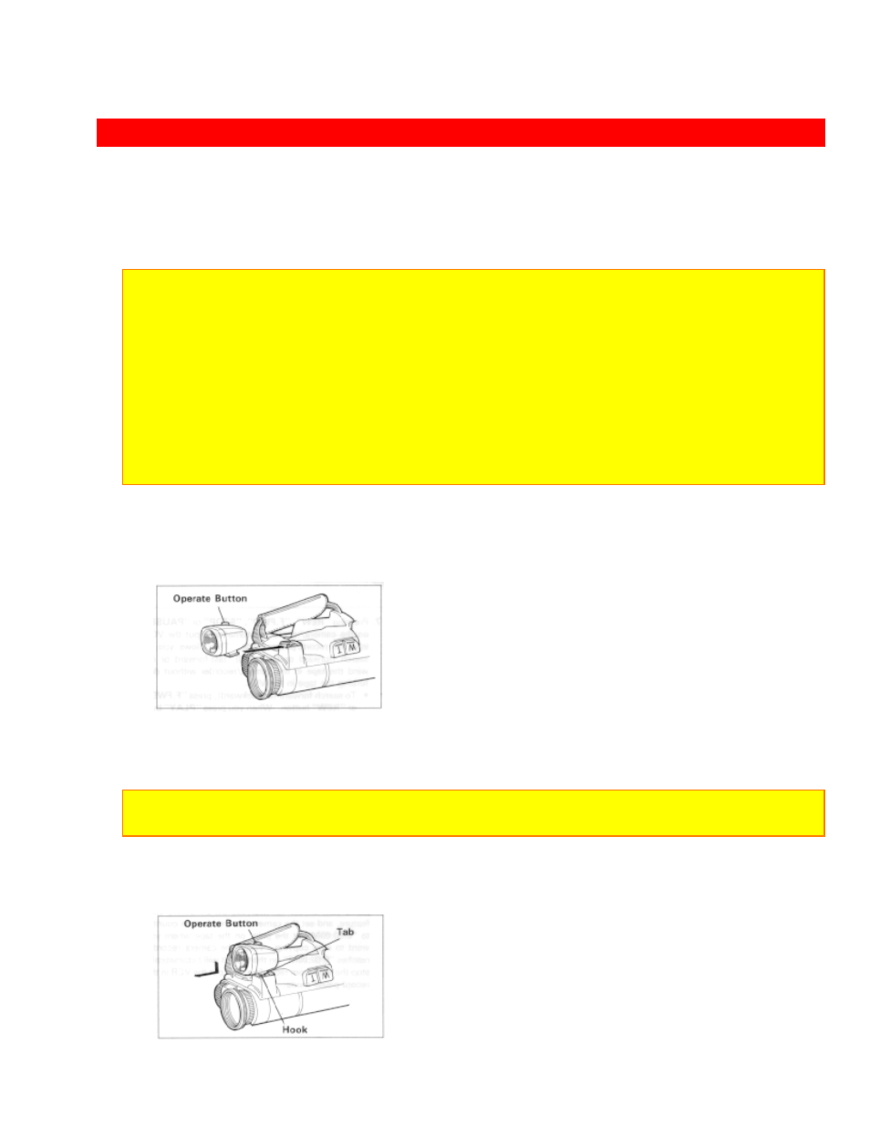 Attaching the optional dc camera light (vm-cp4) | Hitachi VM-H39A User Manual | Page 75 / 83