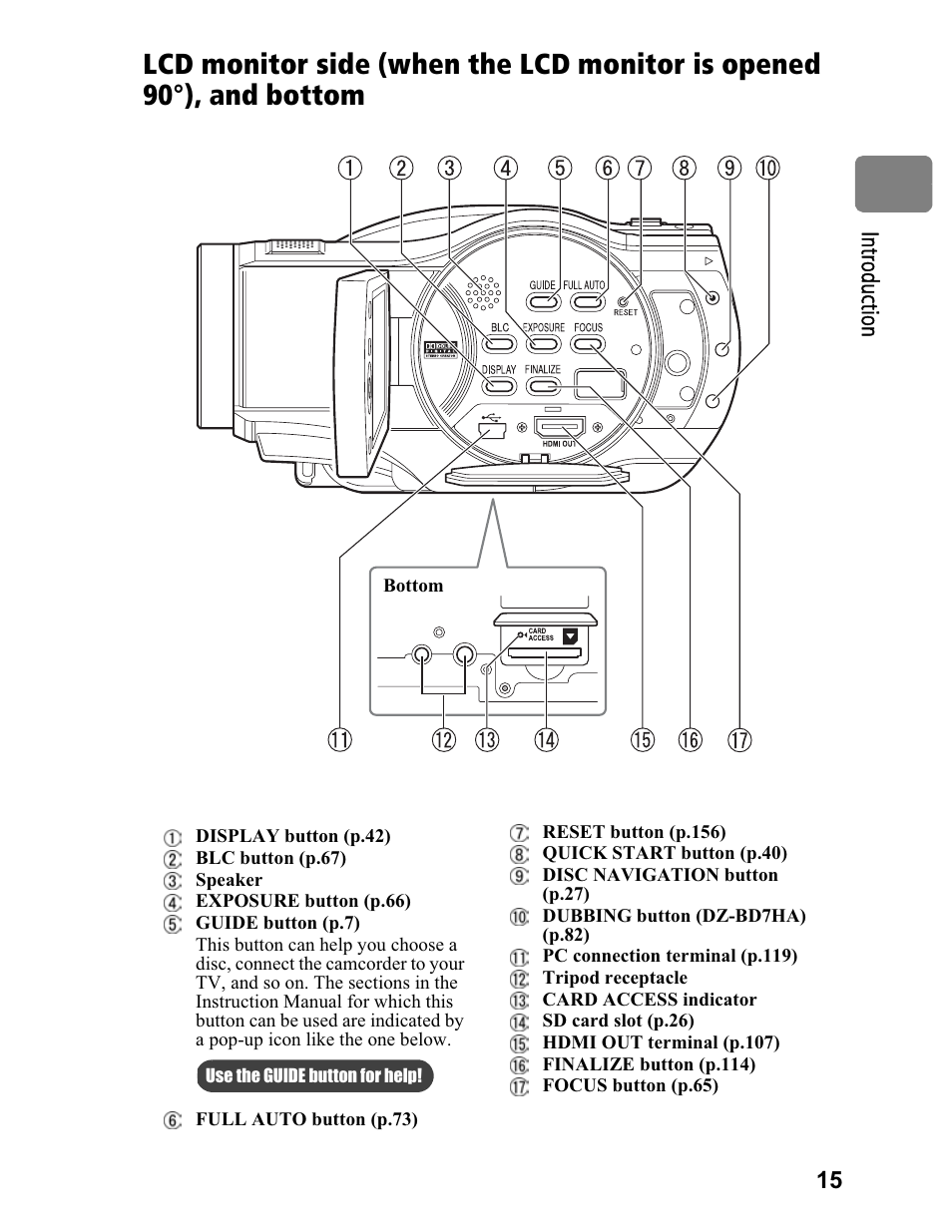 Hitachi DZ-BD70A User Manual | Page 15 / 183