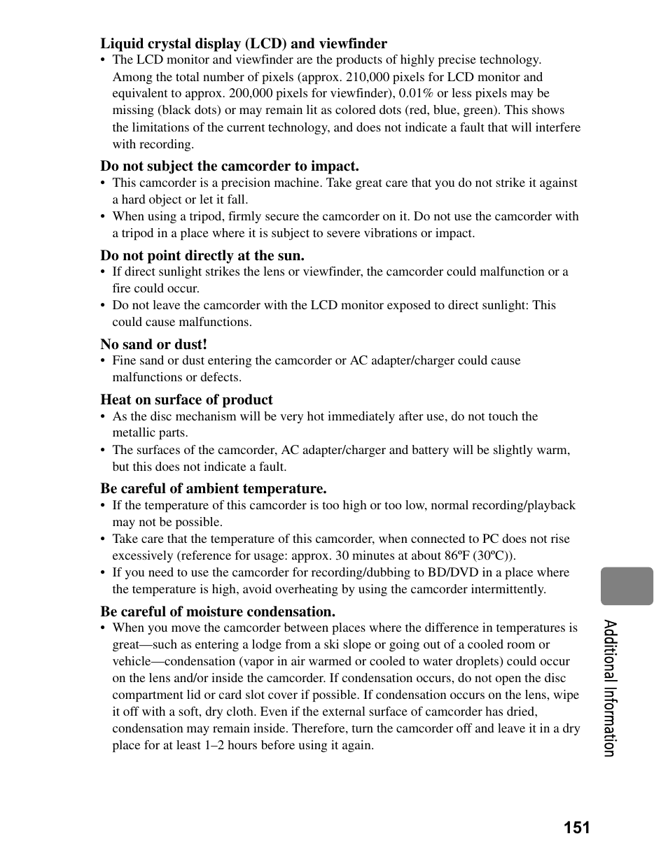 Hitachi DZ-BD70A User Manual | Page 151 / 183