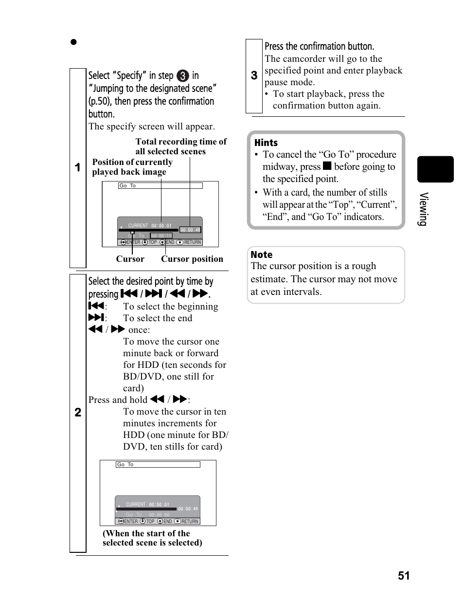 51 v ie w in g | Hitachi DZ-BD70A User Manual | Page 51 / 183