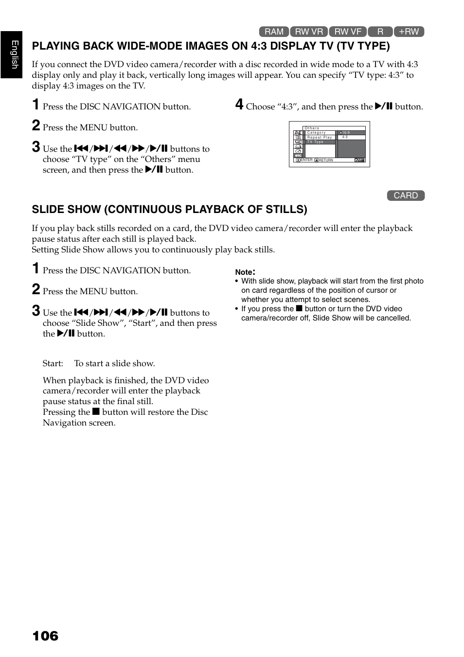 Hitachi DZ-GX5040E User Manual | Page 106 / 155