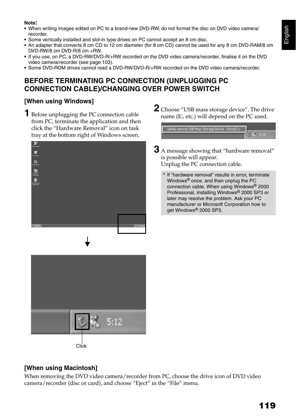 Hitachi DZ-GX5040E User Manual | Page 119 / 155