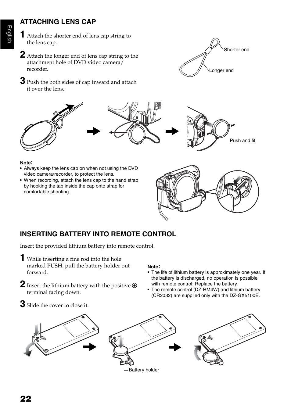 Hitachi DZ-GX5040E User Manual | Page 22 / 155